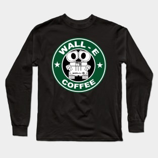 Wall E Coffee Long Sleeve T-Shirt